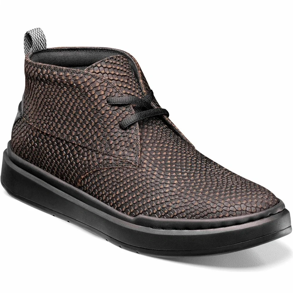 *NIB* Men’s Stacy Adams Cai Snakeskin Embossed Chukka Boot -‎ Size 9